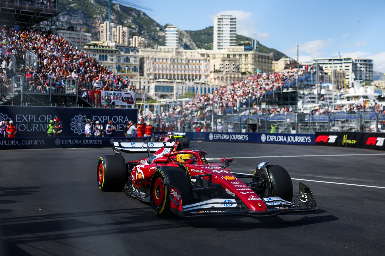 Lewis Hamilton täräytti rajusti seinään Monacossa
